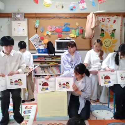 環境食育絵本「もう泣かないでね　地球さん」の読み聞かせ会が開催されました