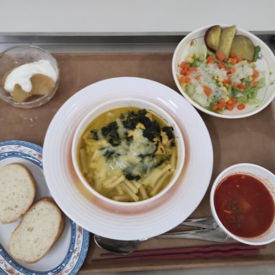 今年度最後の給食を作りました！（給食経営管理実習）